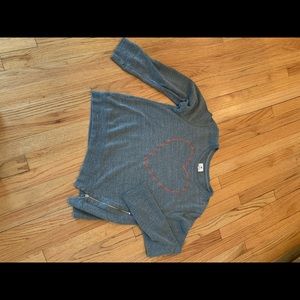 Sundry ❤️ top with zipper